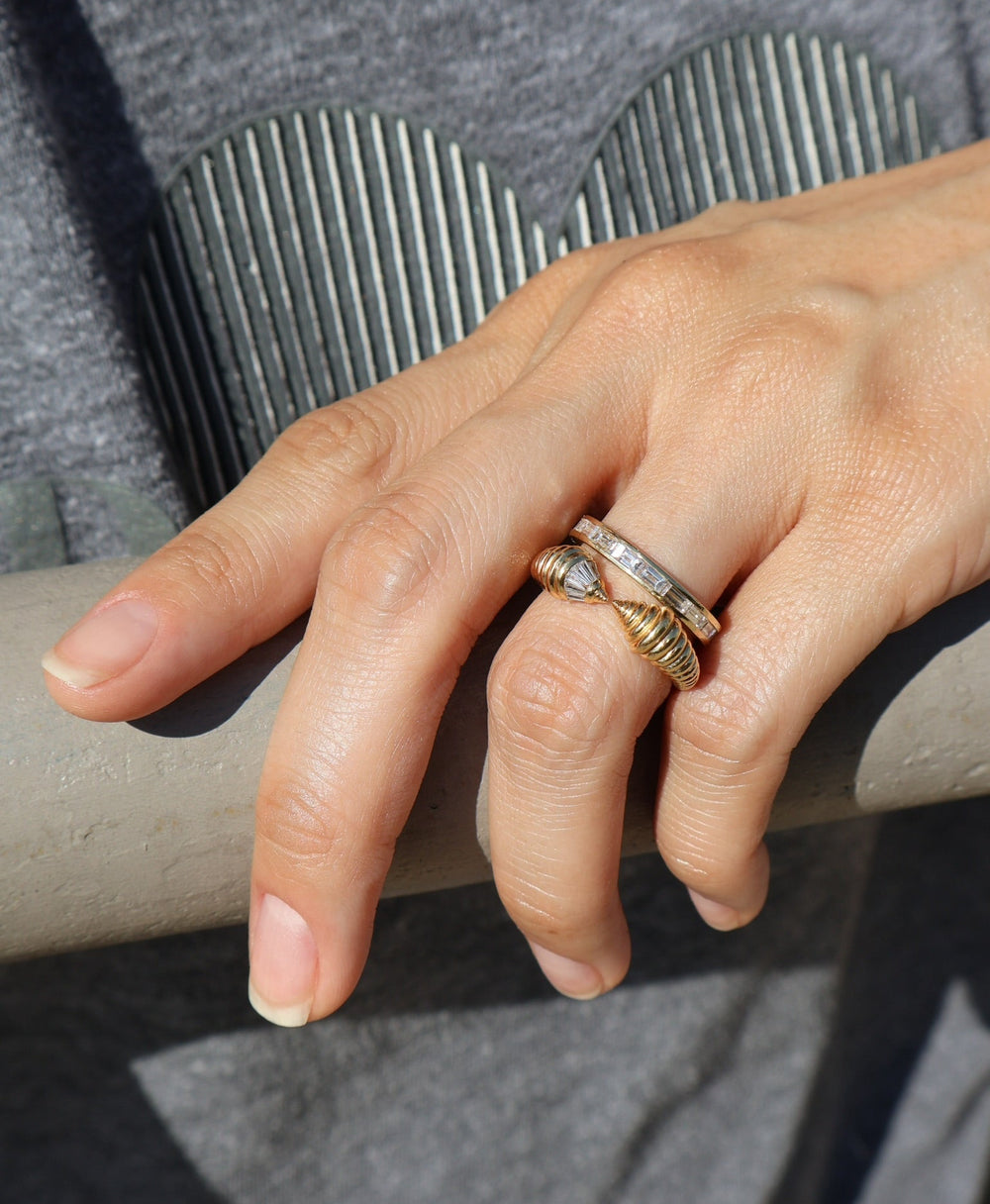 Small Spectrum Diamond Ring