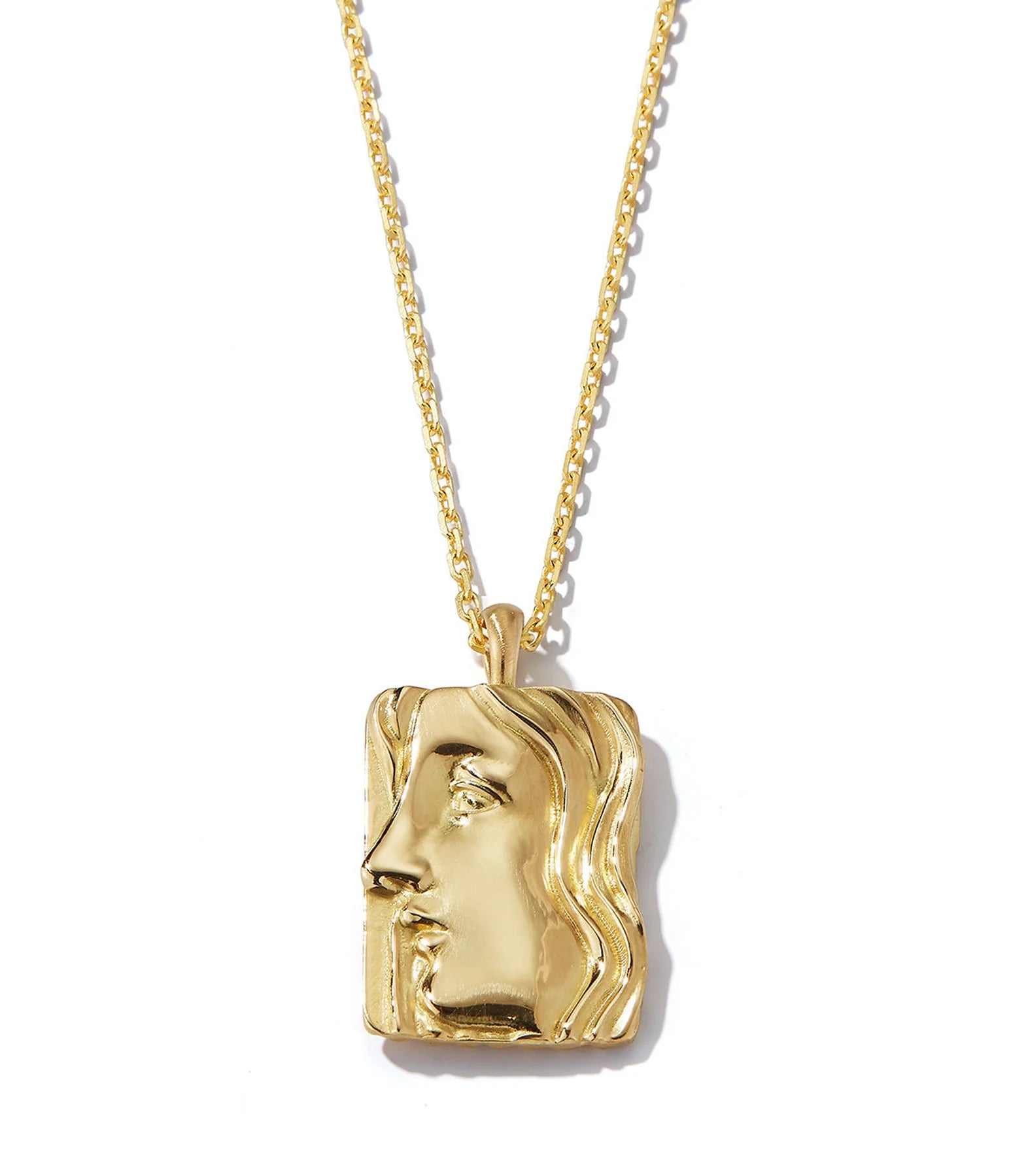 18k yellow gold virgo zodiac pendant necklace by David Webb Tiny Gods