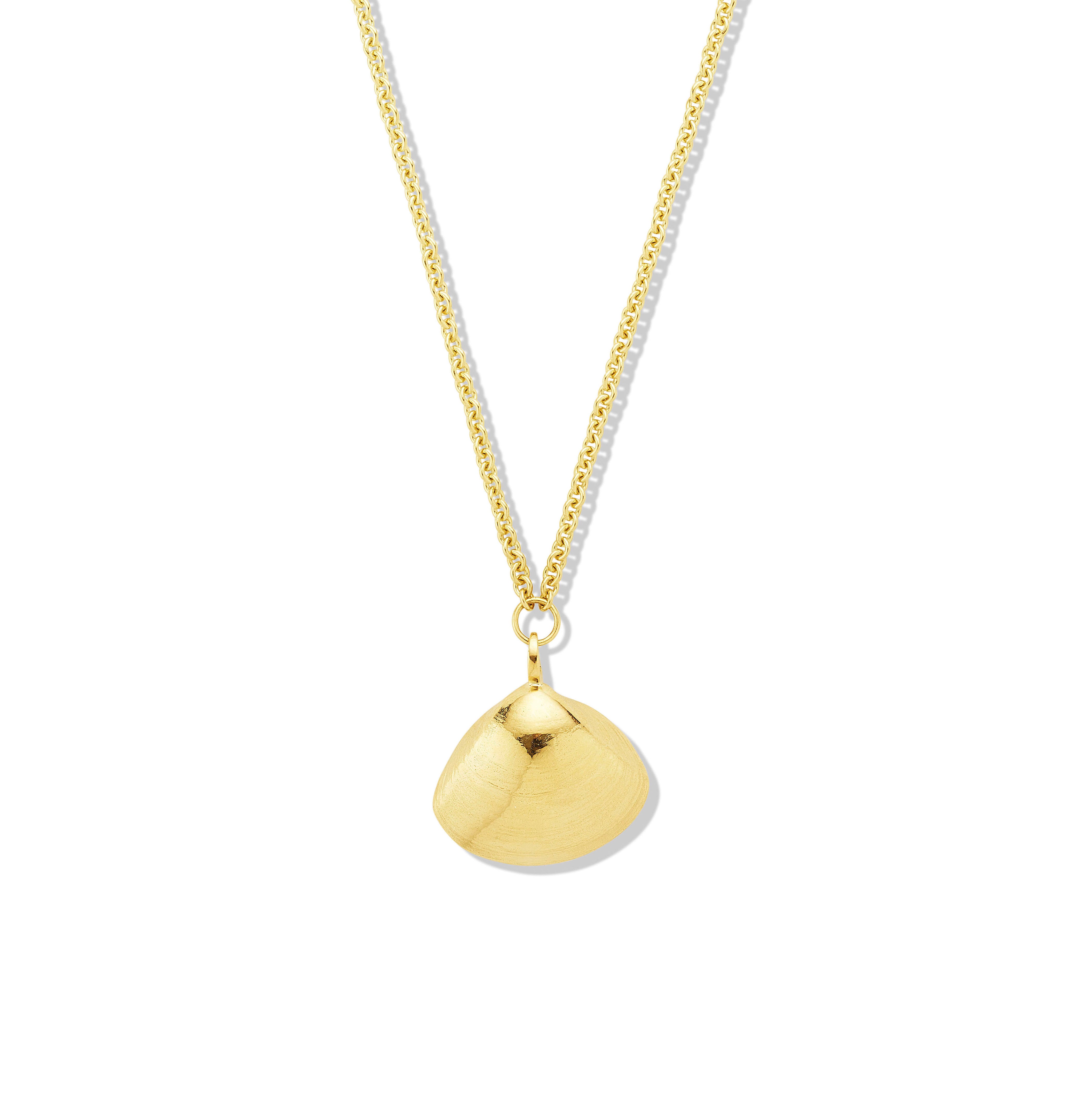 Long Shell Charm Necklace