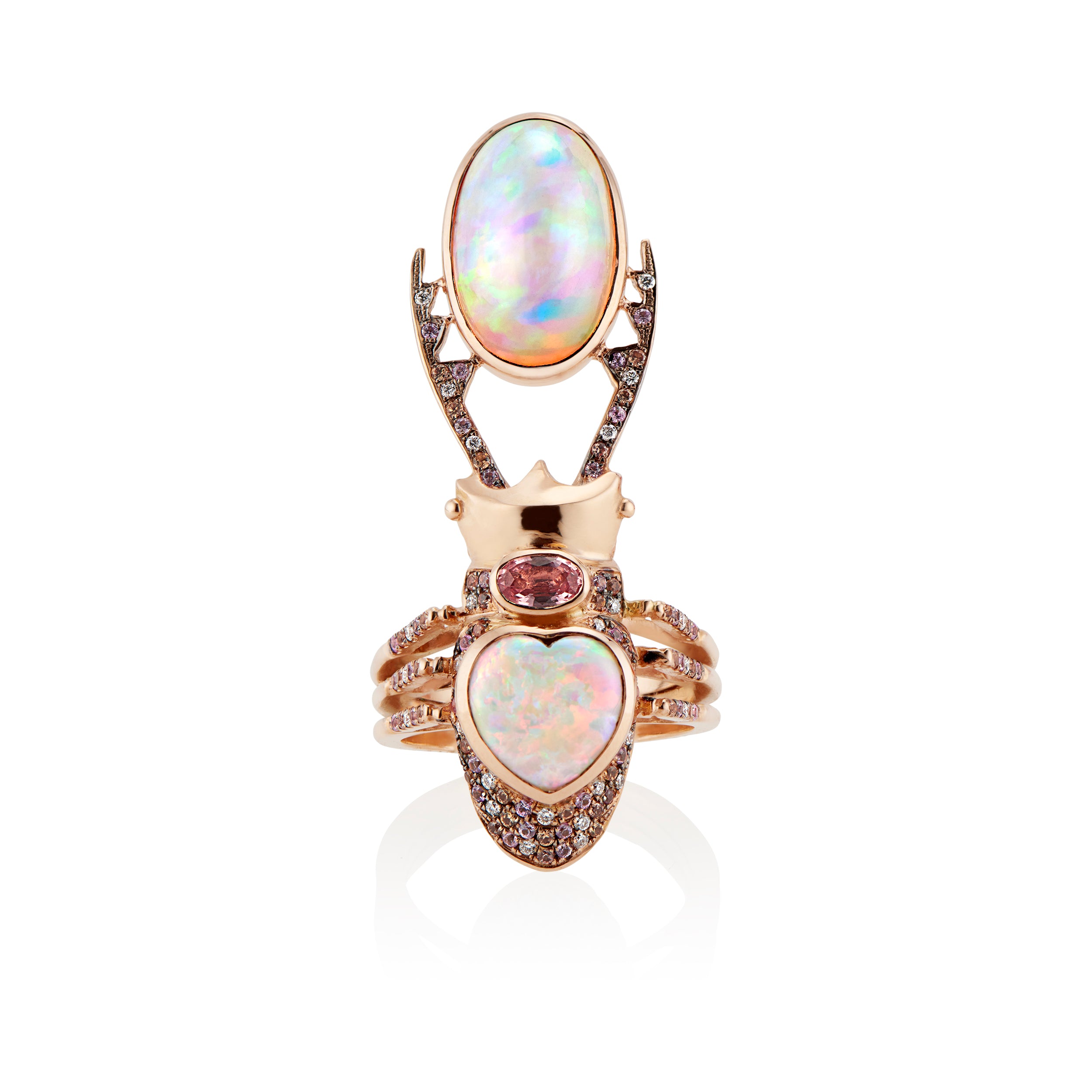 Daniela Villegas Opal Aurae Stag Beetle Ring – TinyGods