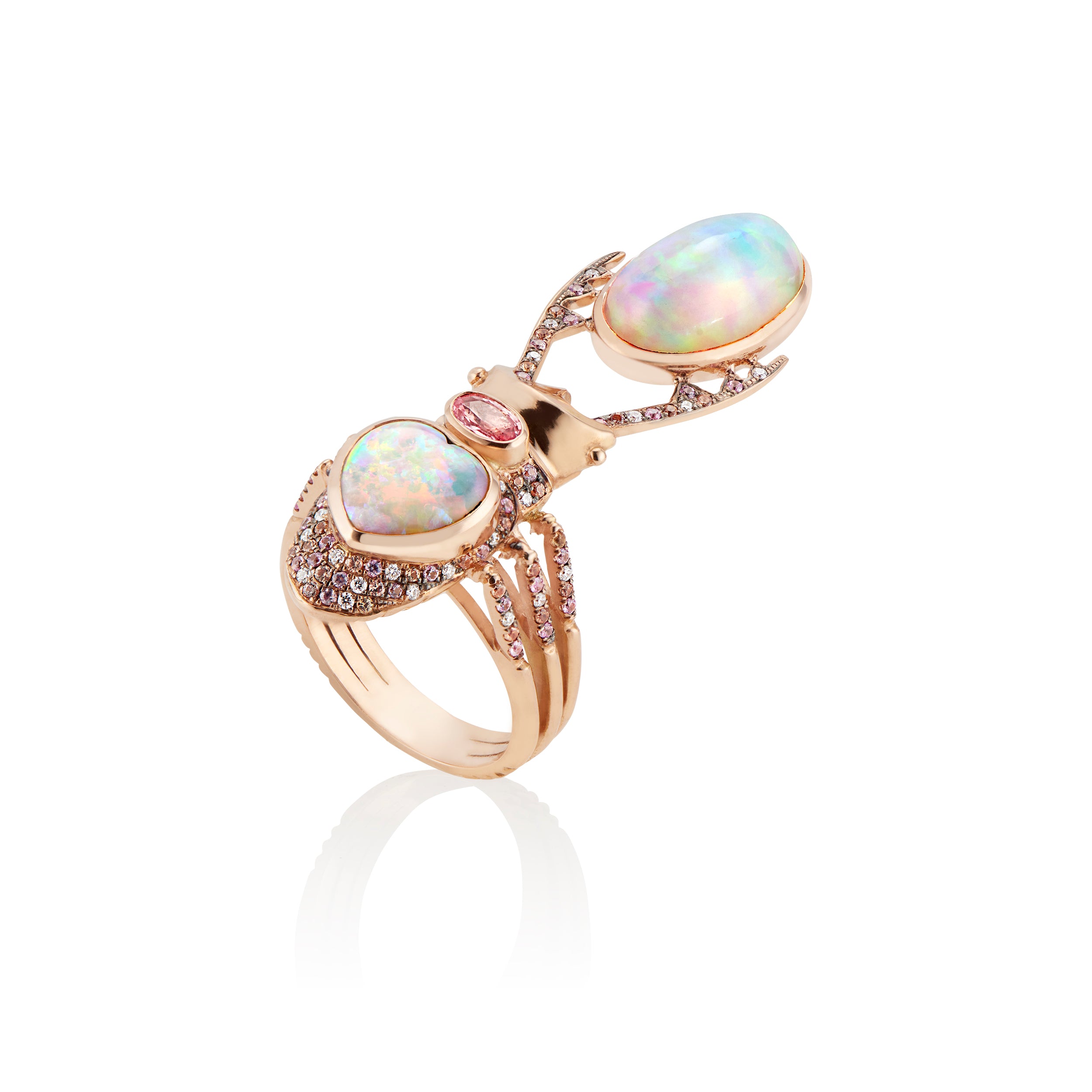 Daniela Villegas Opal Aurae Stag Beetle Ring – TinyGods