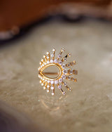 Fernando Jorge Clarity Ring 18k yellow gold and diamonds Tiny Gods 
