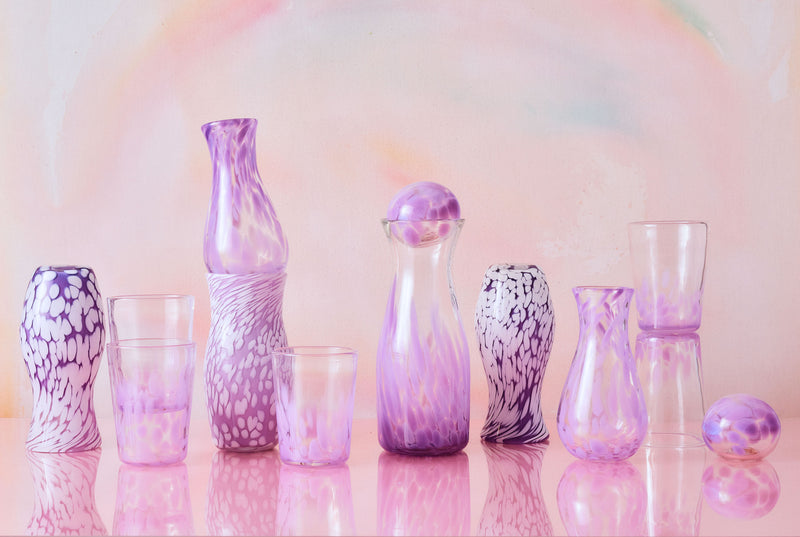 Lilac Spotted Vase