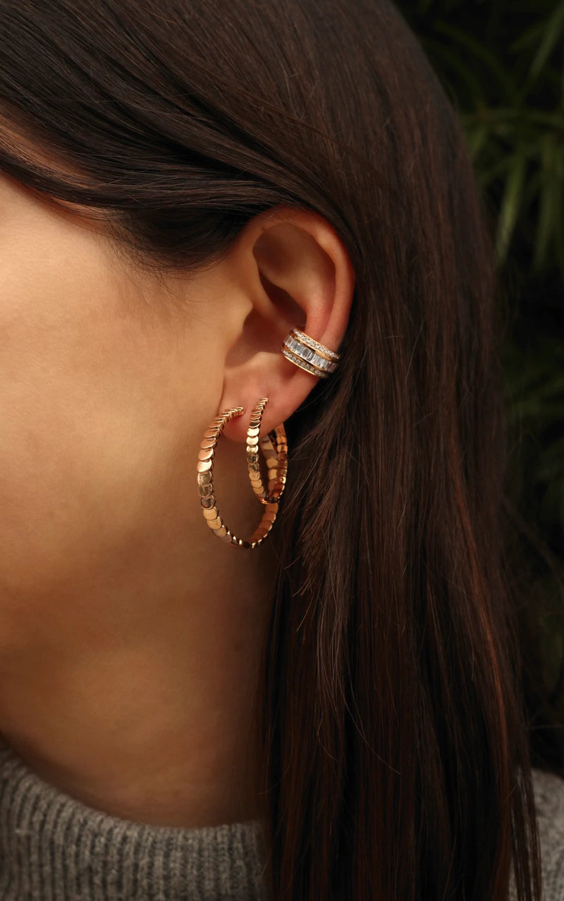 Anita Ko 18K yellow gold Luna Hoop earrings  Edit alt text