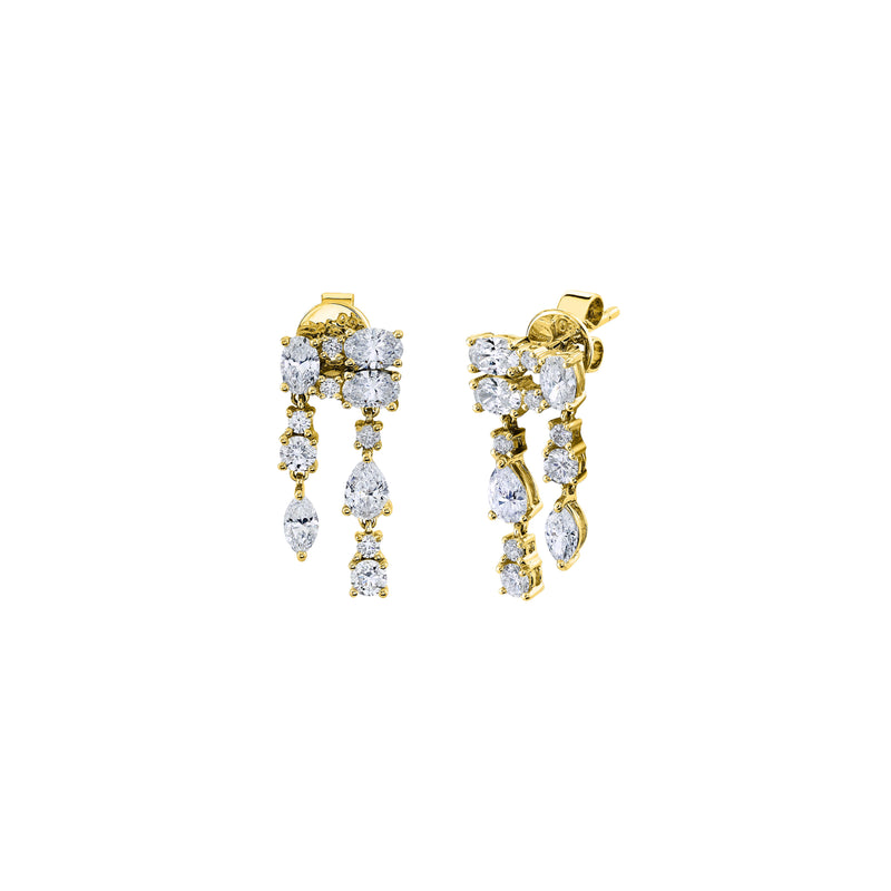 Diamond Maya Earrings by Anita Ko