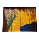Silvia Furmanovich Home Collection Cherry Blossom Tray, Large Rectangular Wood Tiny Gods