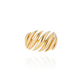 18k yellow gold Small Flame Ring by Fernando Jorge Tiny Gods