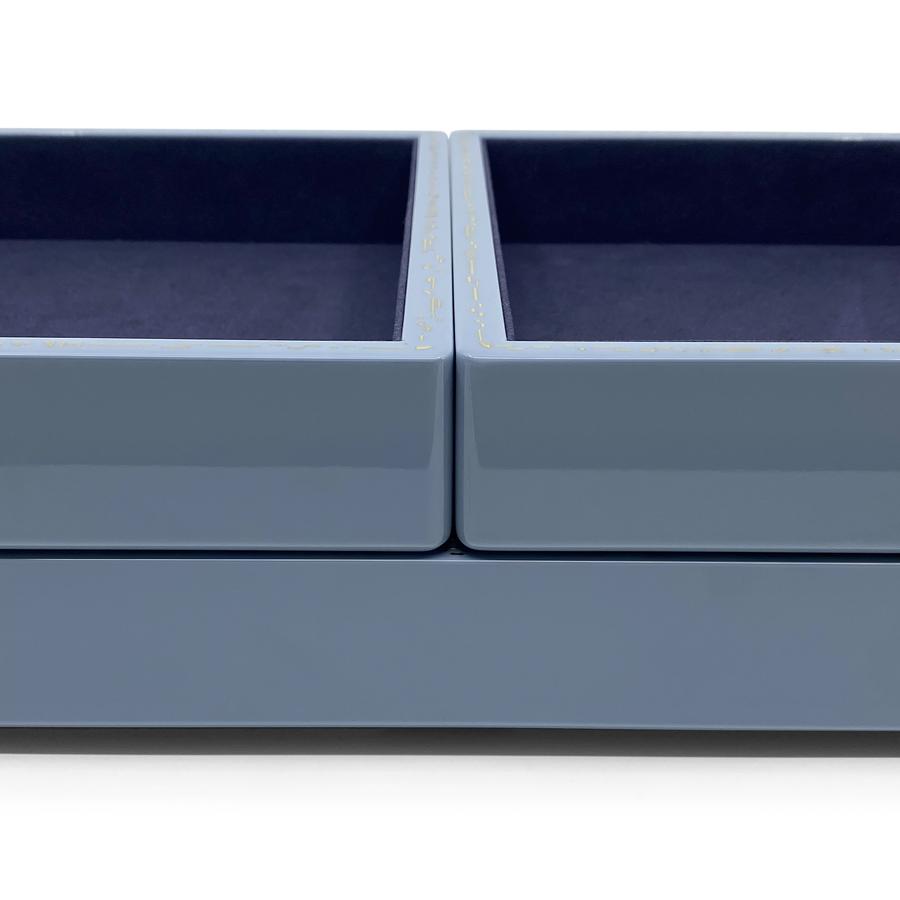 Large Evening Blue Valet Tray