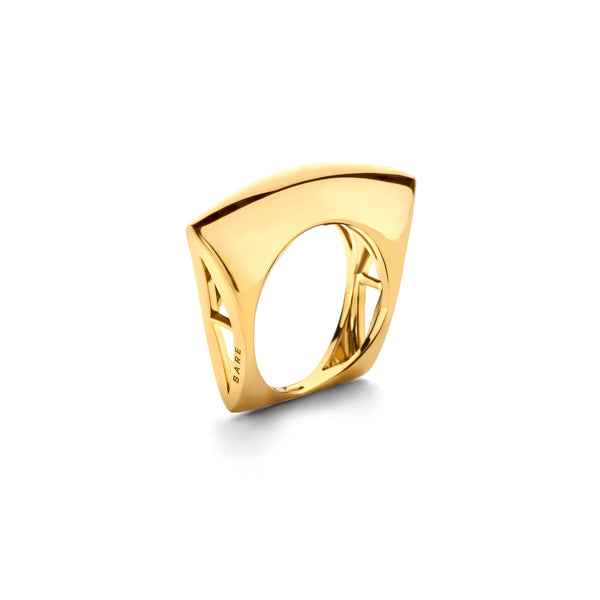 Lotus Ring by  Dries Criel . 18K yellow gold