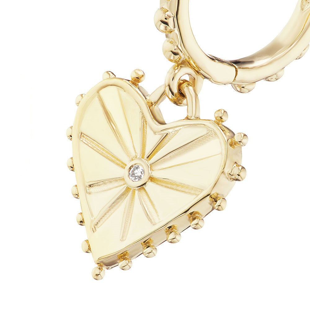 Agape Hoop Earrings