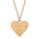 Small Pour Toujours Heart Charm