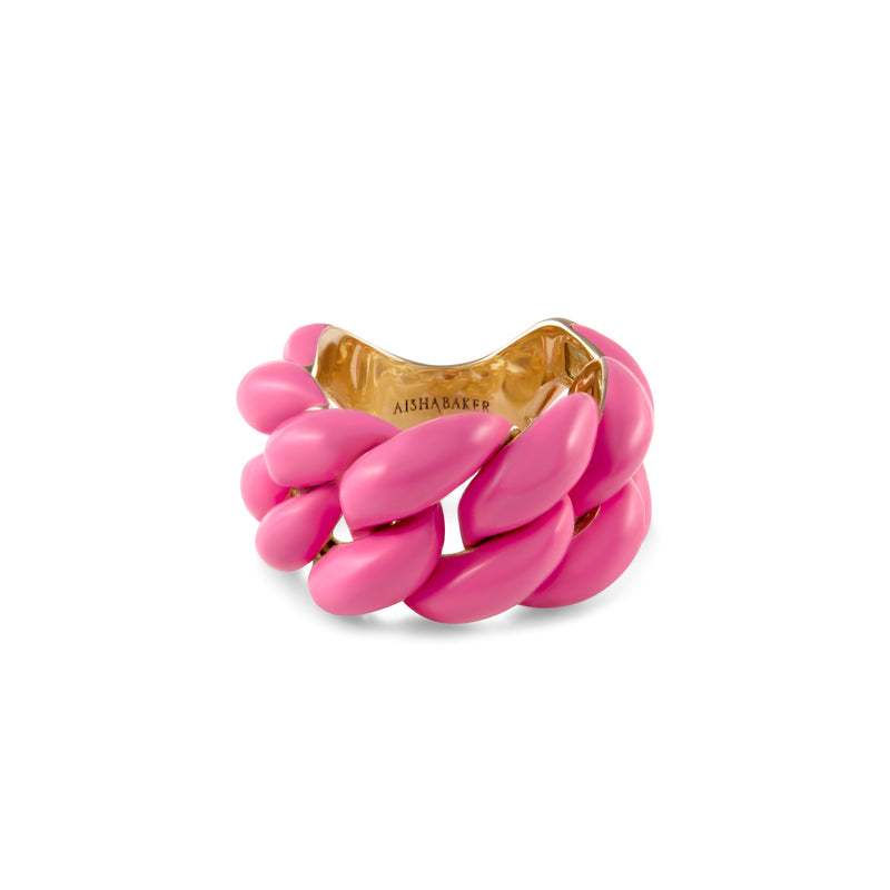 Pink Chain Reaction Ring