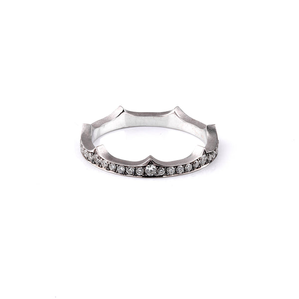 18k white gold with diamonds and black rhodium by Sylva & Cie Tiny Gods