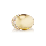 18K yellow gold Diamond Dome Ring by Verdi Tiny Gods