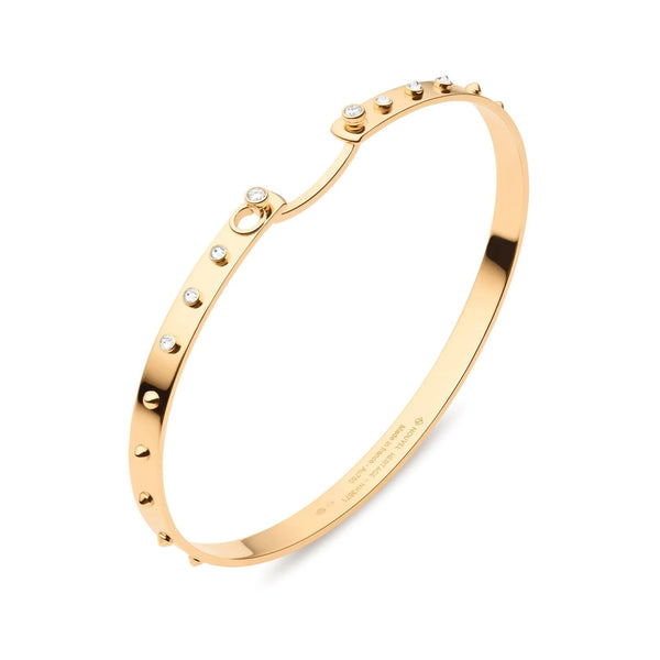 Brunch in NY Mood bangle with diamonds flexible by Nouvel Heritage Tiny Gods
