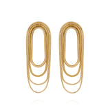 Fernando Jorge Multi Chain Earrings 18K yellow gold Tiny Gods
