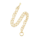 14k yellow gold paperclip Sardinia Chain II w/ Gold Clasp Marlo Laz Tiny Gods