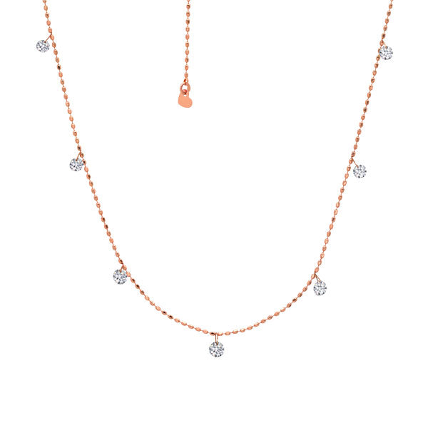18k diamond necklace by Graziela